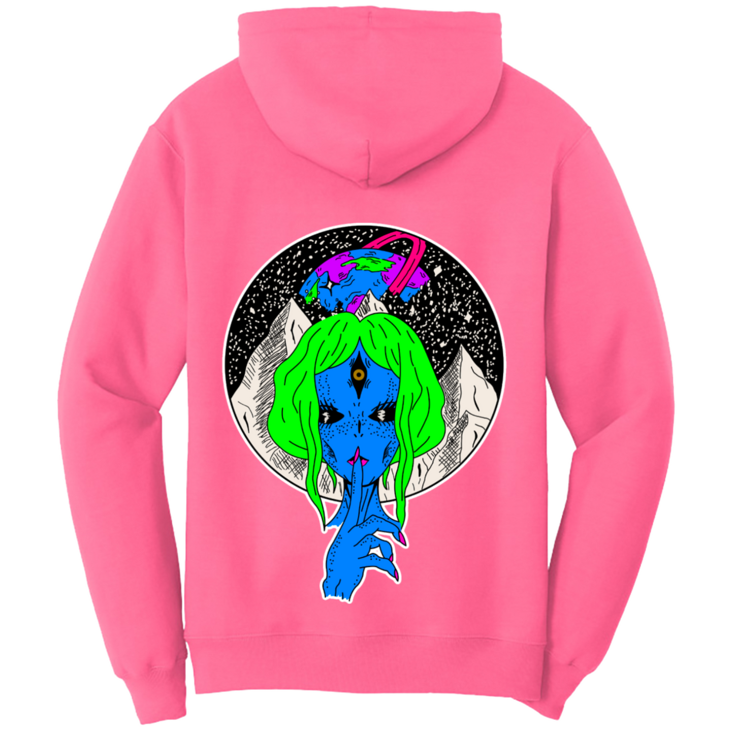 EL shhh alien hoodie